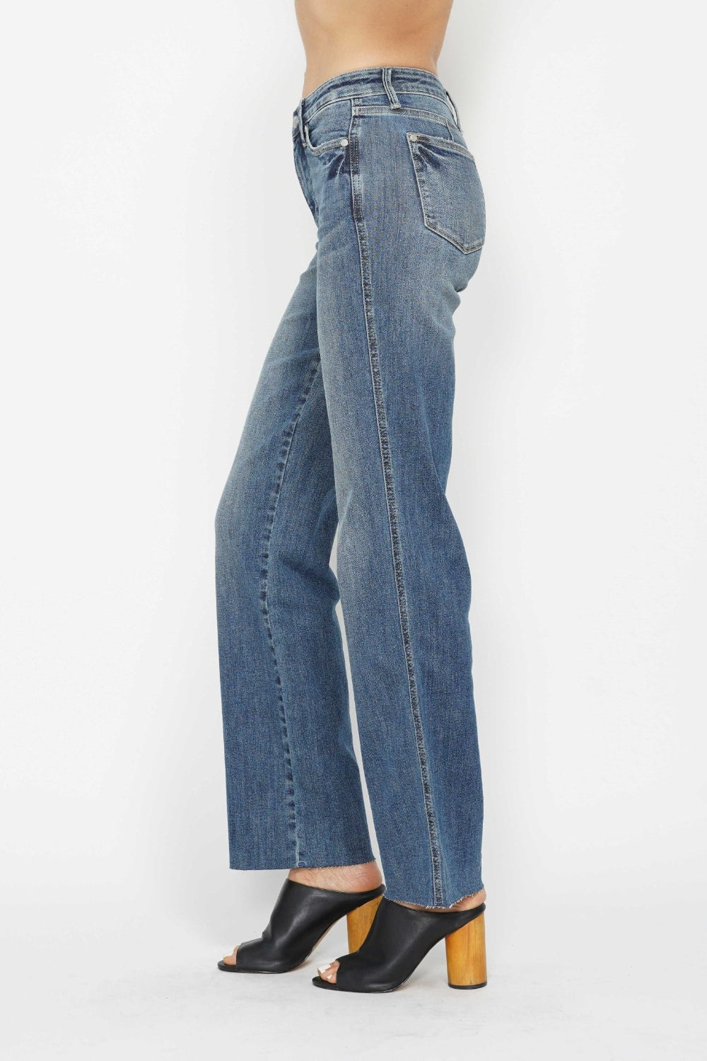 Judy Blue Piper Tummy Control Straight Jeans