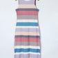Leaving Footprints Striped Slit Sleeveless Maxi Dress