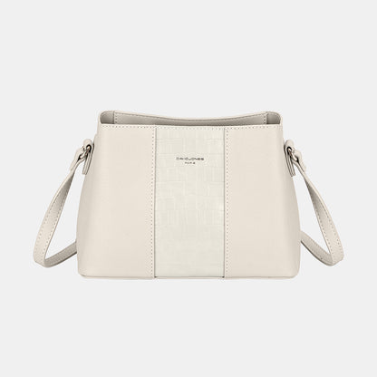 David Jones My Signature PU Leather Crossbody Bag