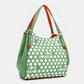 Nicole Lee USA Love Nikky Contrast Polka Dot Handbag