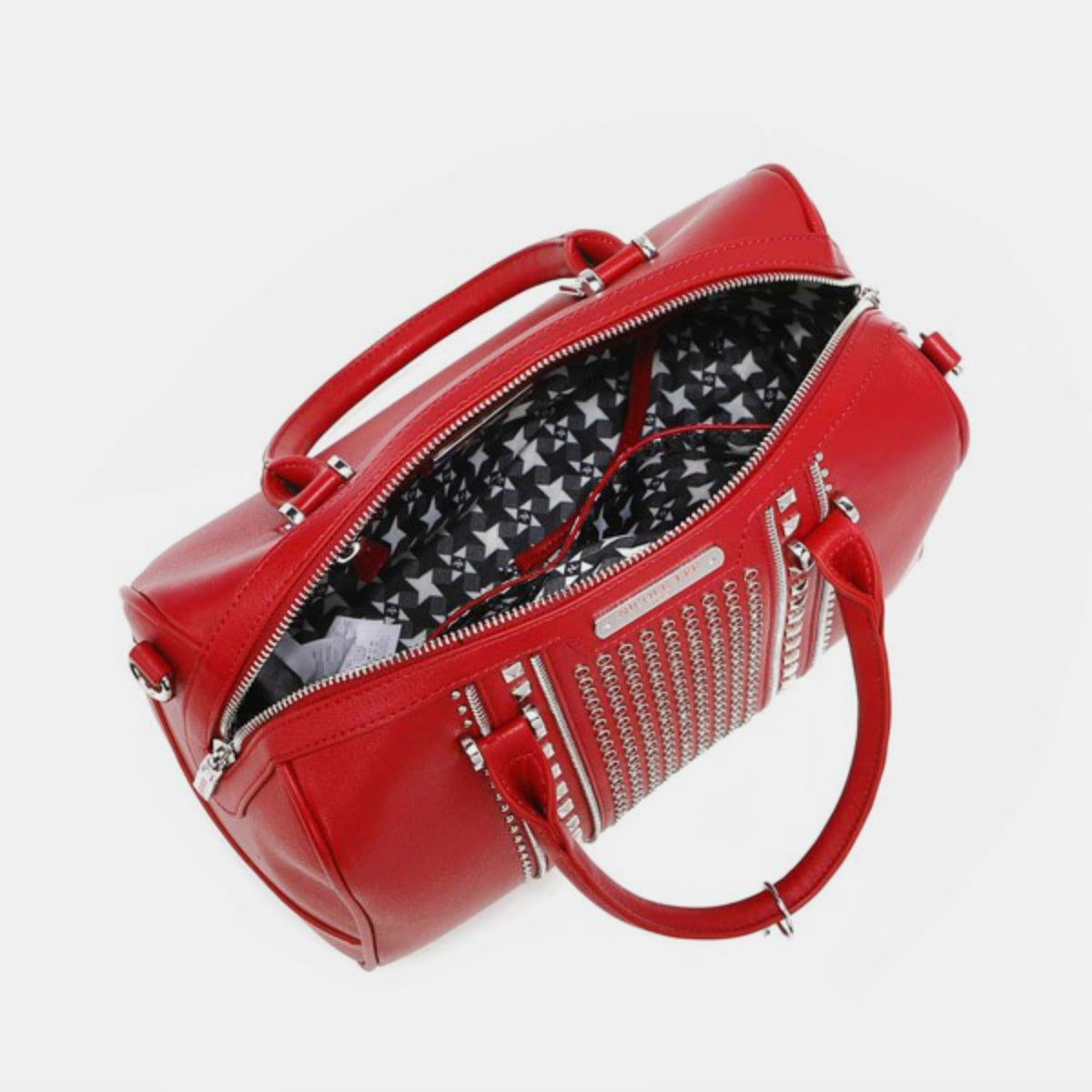 Nicole Lee USA Avery Studded Boston Bag