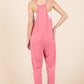 Culture Code Current Mood Sleeveless Jumpsuit with Pockets in Pink