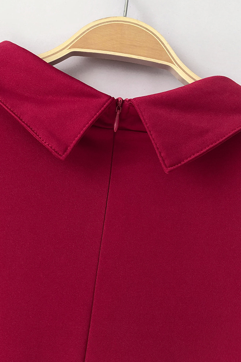 Driven Mock Neck Tie-Waist Half Sleeve Jumpsuit with Pockets