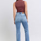 Judy Blue Tiffany Raw Hem High Rise Bootcut Jeans