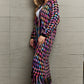 Angel Wings My Shaded Sunshine Multicolored Open Front Fringe Hem Cardigan