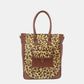 Nicole Lee USA Leopard Around Large Tote Bag