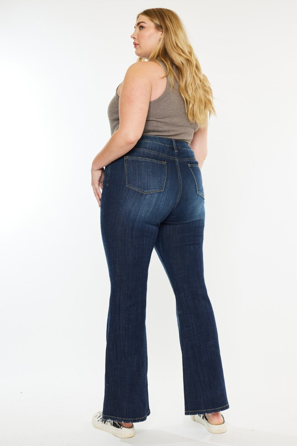 Kancan Kendra Mid Rise Flare Jeans