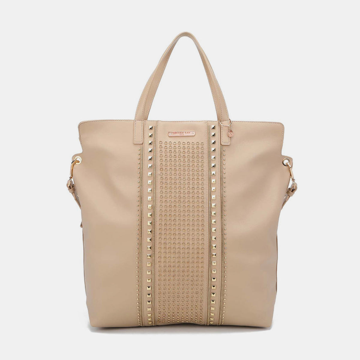 Nicole Lee USA Off For The Weekend Studded Large Tote Bag