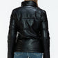 YMI Winter Perfection Pocketed Zip Up Turtleneck Puffer Jacket