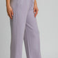 Umgee Too Glam To Give A Damn Drawstring Elastic Waist Wide Leg Pants in Lavender