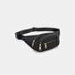 Zenana Own The Day Quilted Multi Pocket Waist Belt Bag