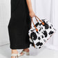 Relax, Recharge, Repeat Animal Print Plush Weekender Bag