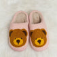 Melody My Teddy Bear Plush Slide Slippers