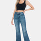 Judy Blue Sidney Tummy Control Cut Hem Flare Jeans