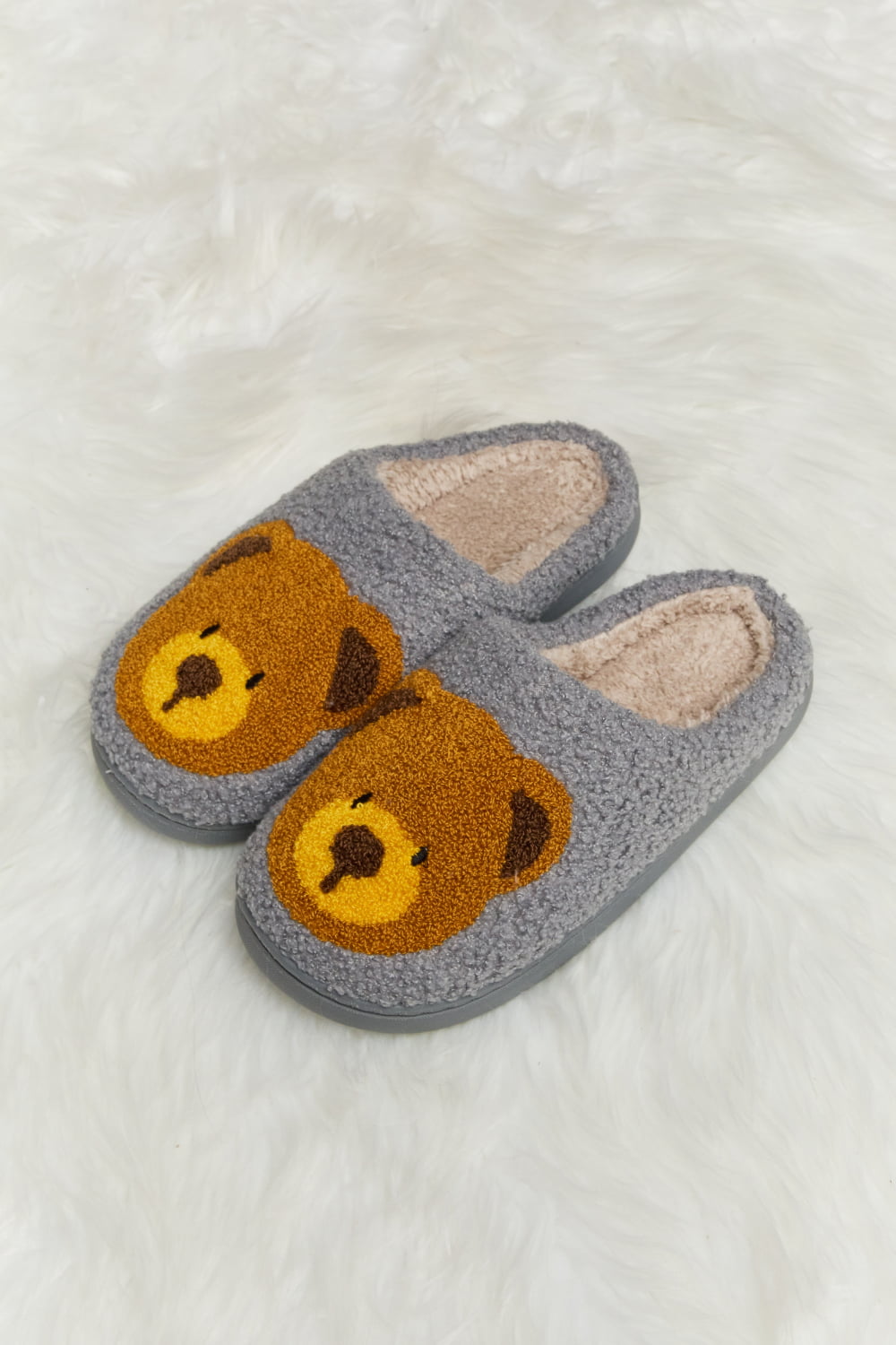 Melody My Teddy Bear Plush Slide Slippers