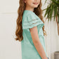 Olivia's Girls Flutter Sleeve T-Shirt