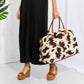 Relax, Recharge, Repeat Animal Print Plush Weekender Bag