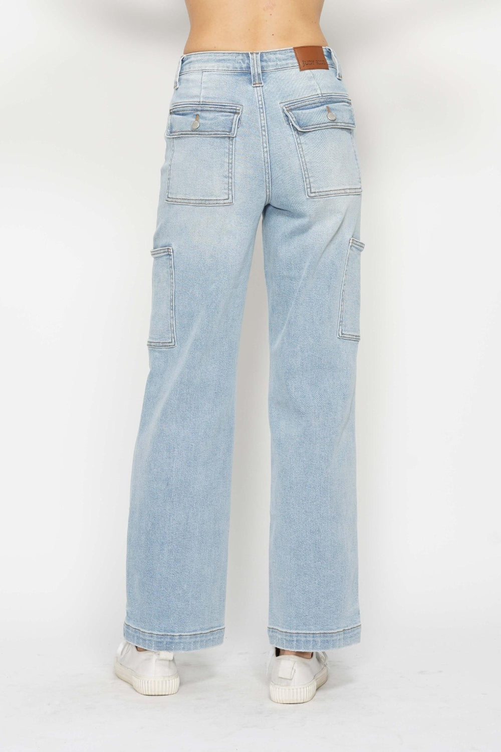 Judy Blue Taylor High Waist Straight Cargo Jeans