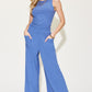 Basic Bae A Fresh Start Ribbed Tank and Wide Leg Pants Set