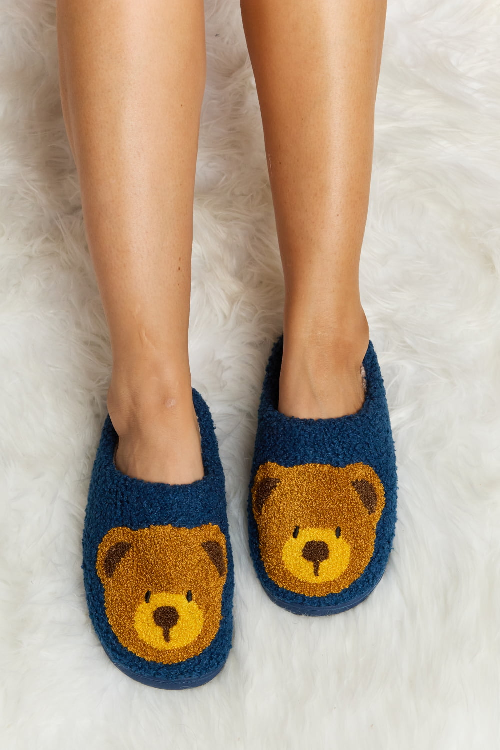 Melody My Teddy Bear Plush Slide Slippers