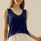 Ninexis Basically Chic V-Neck Curved Hem Tank