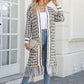 Angel Wings My Shaded Sunshine Multicolored Open Front Fringe Hem Cardigan