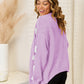 Angel Wings Flowers Fall Dropped Shoulder Open Front Cardigan