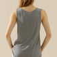 Ninexis Basically Chic V-Neck Curved Hem Tank