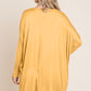 BOMBOM A Bright Day Long Sleeve Oversized Top in Yellow