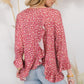 Celeste Secret Garden Floral Ruffle Detail Top
