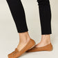 Forever Link Keep It Stepping Bow Decor Flat Loafers in Tan