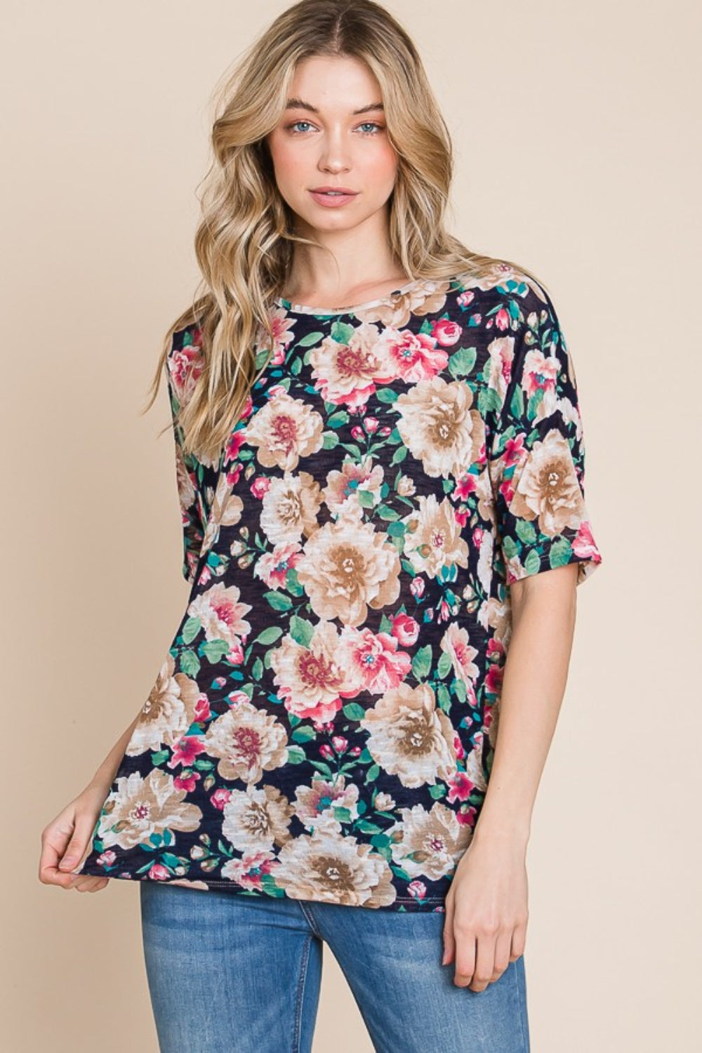 BOMBOM Bed of Roses Floral T-Shirt