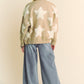 Davi & Dani Fuzzy and Chic Star Button Down Cardigan