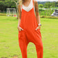 Double Take The Hot Shots Sleeveless V-Neck Pocketed Jumpsuit