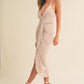 Mable Draped to Perfection Cami Midi Dress