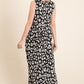 BOMBOM Wild Livin' Leopard Maxi Dress with Pockets