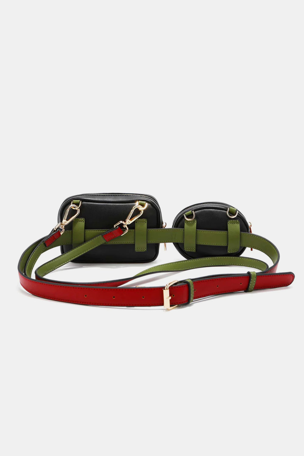 Nicole Lee USA My Partner In Crime Double Pouch Fanny Pack
