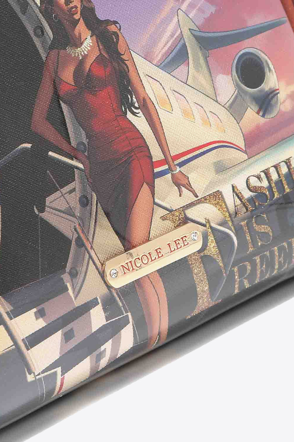 Nicole Lee USA Summer Days 3-Piece Patterned Crossbody Pouch