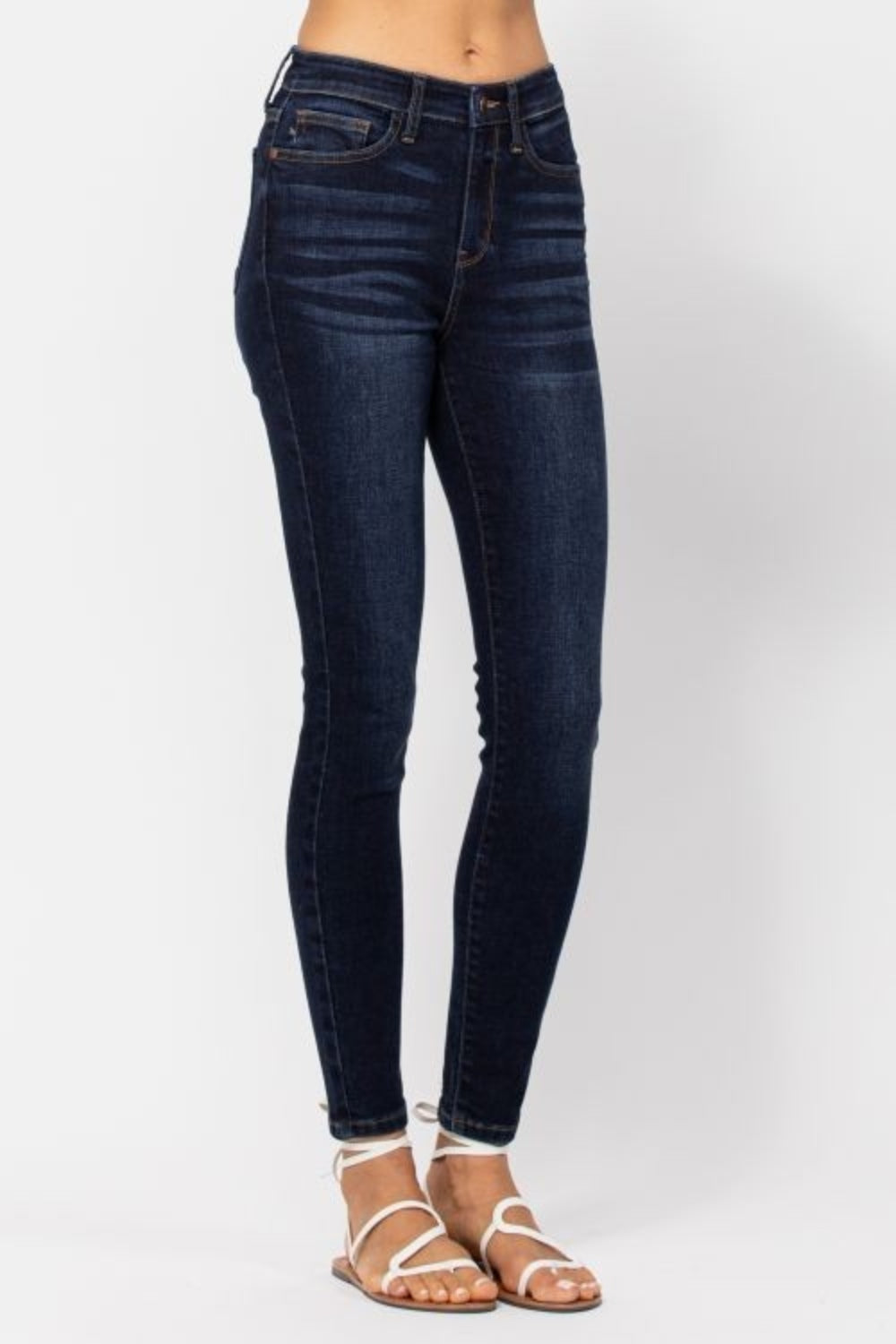 Judy Blue Cari High Waist Handsand Skinny Jeans