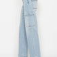 Judy Blue Taylor High Waist Straight Cargo Jeans