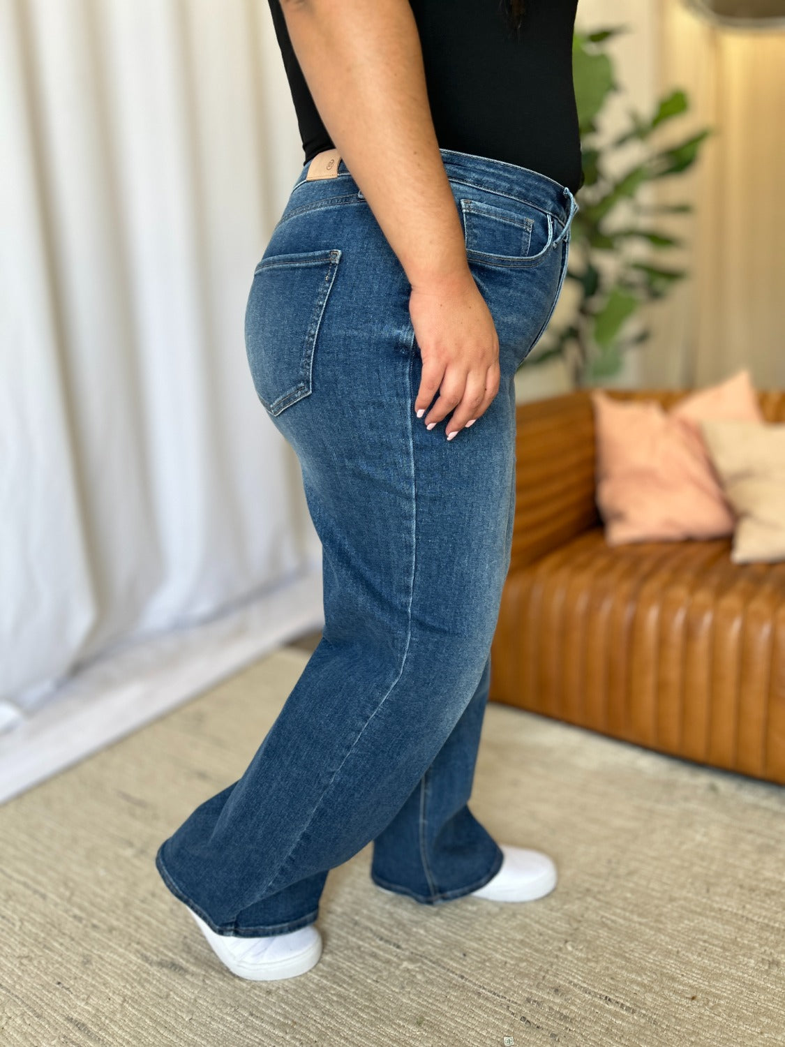 RFM Kylie High Rise Tummy Control Wide Leg Jeans