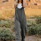 Double Take The Hot Shots Sleeveless V-Neck Pocketed Jumpsuit