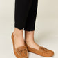 Forever Link Keep It Stepping Bow Decor Flat Loafers in Tan