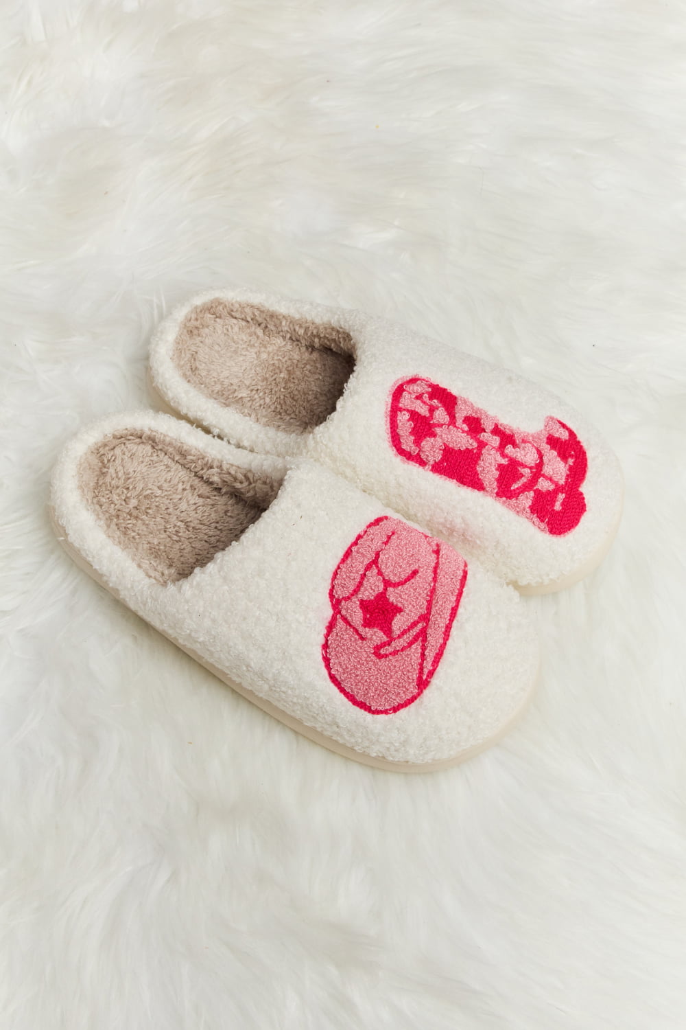 Melody Cozy Toes Plush Slide Slippers