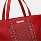 Nicole Lee USA Off For The Weekend Studded Large Tote Bag