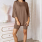 Basic Bae Fearless Soft Rayon Three-Quarter Sleeve Top and Shorts Set