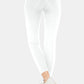 Leggings Depot Reflections High Waist Leggings with Pockets in White