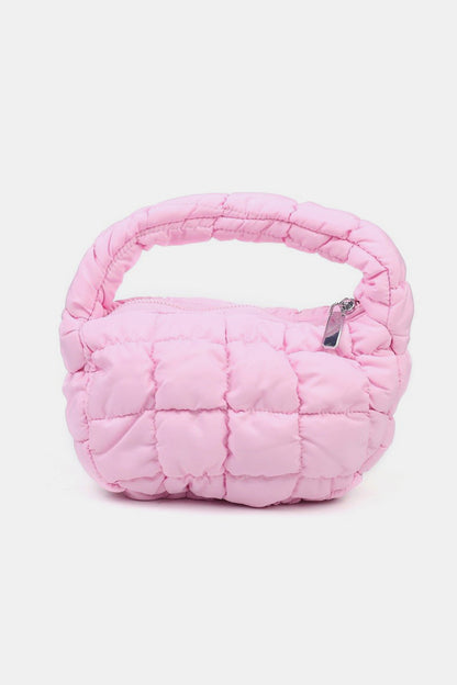 Zenana Keeping A Secret Quilted Micro Puffy Handbag