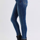 Judy Blue Evie Mid-Rise Waist Skinny Jeans with Pockets