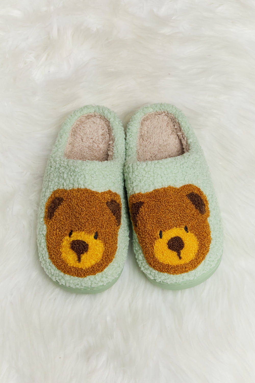 Melody My Teddy Bear Plush Slide Slippers